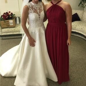 Beautiful Levkoff bridesmaid dress!